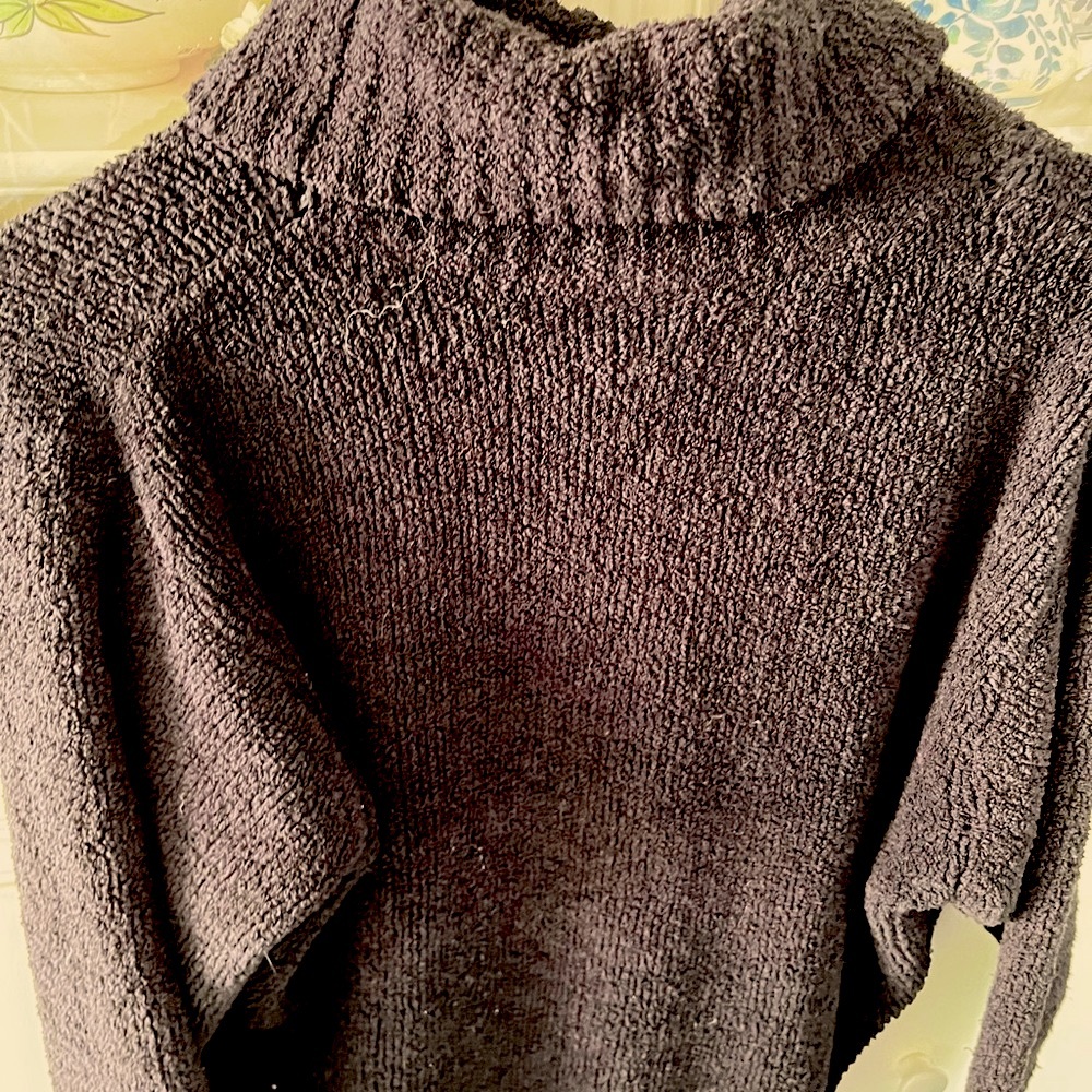 Columbia Black Soft Sherpa Turtleneck size Medium